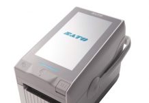 drukarkę etykiet z ekranem dotykowym