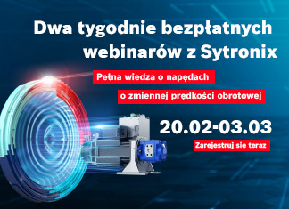 Od 20.02 bezpłatne webinary o napędach o zmiennej prędkości obrotowej – Sytronix