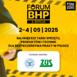 Nowoczesne rozwiązania dla bezpieczeństwa pracy na targach Forum BHP w dniach od 2-4 września 2025 roku