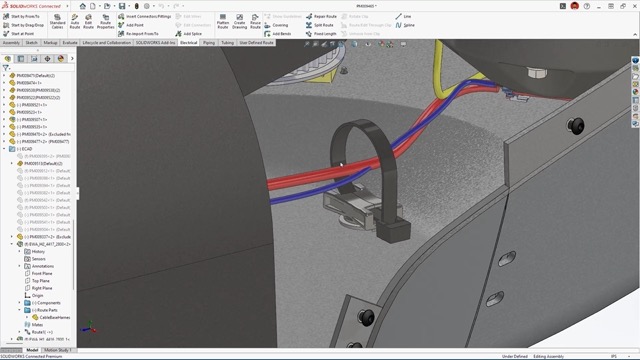 02 - RT03-25FD02-Support Assembly Clips Średni SOLIDWORKS 2026, Dassault Systèmes