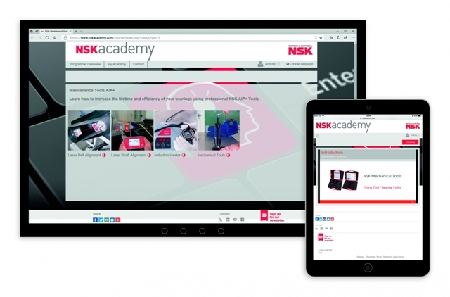 Samouczek prezentujący narzędzia mechaniczne do montażu i demontażu łożysk dostępny na platformie Akademia NSK